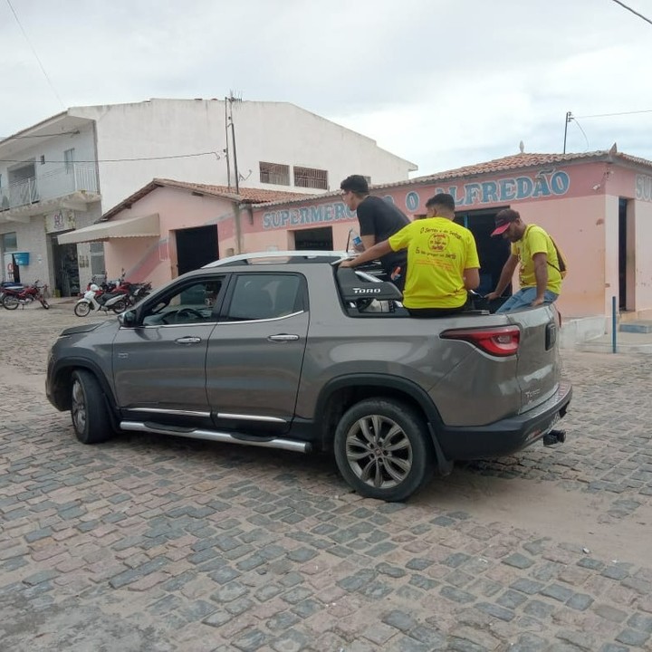 Equipe na missão